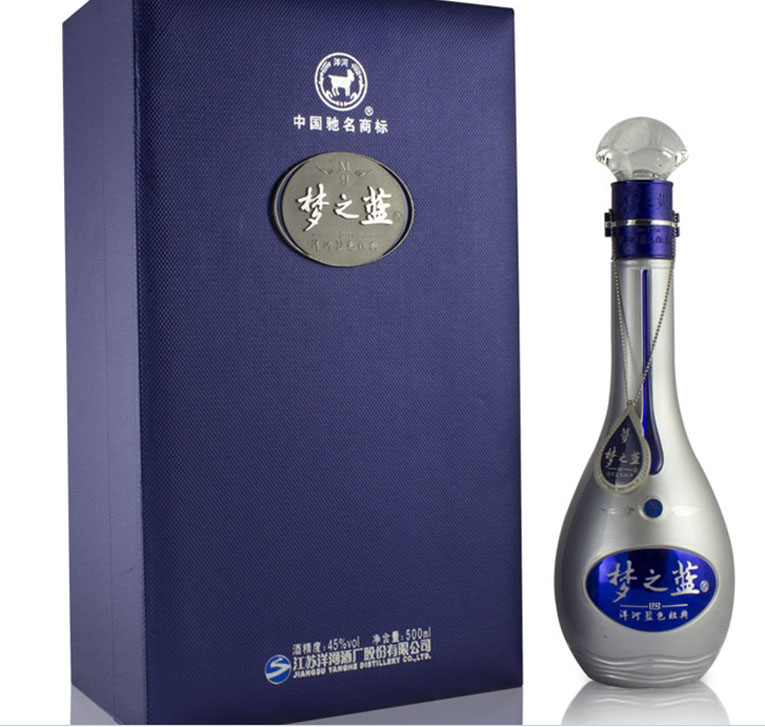 45度洋河梦之蓝M9 500ml
